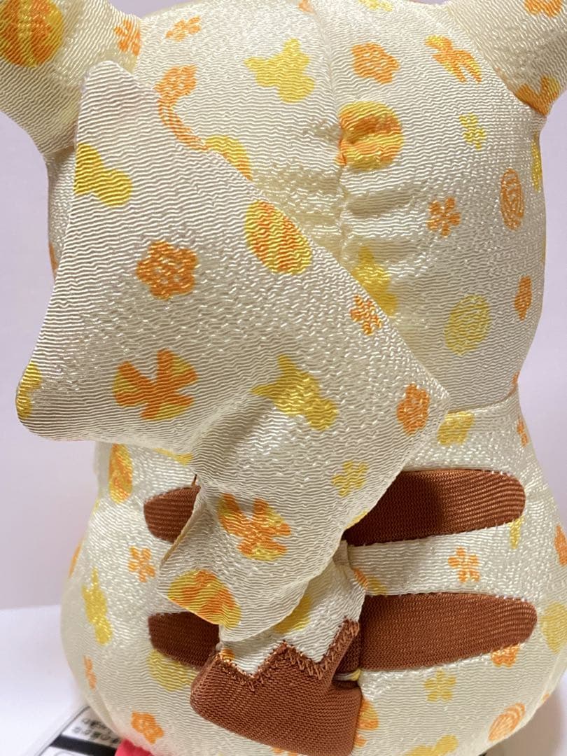 【限定】ピカチュウ ちりめん風ぬいぐるみ 和柄【かわいい】
