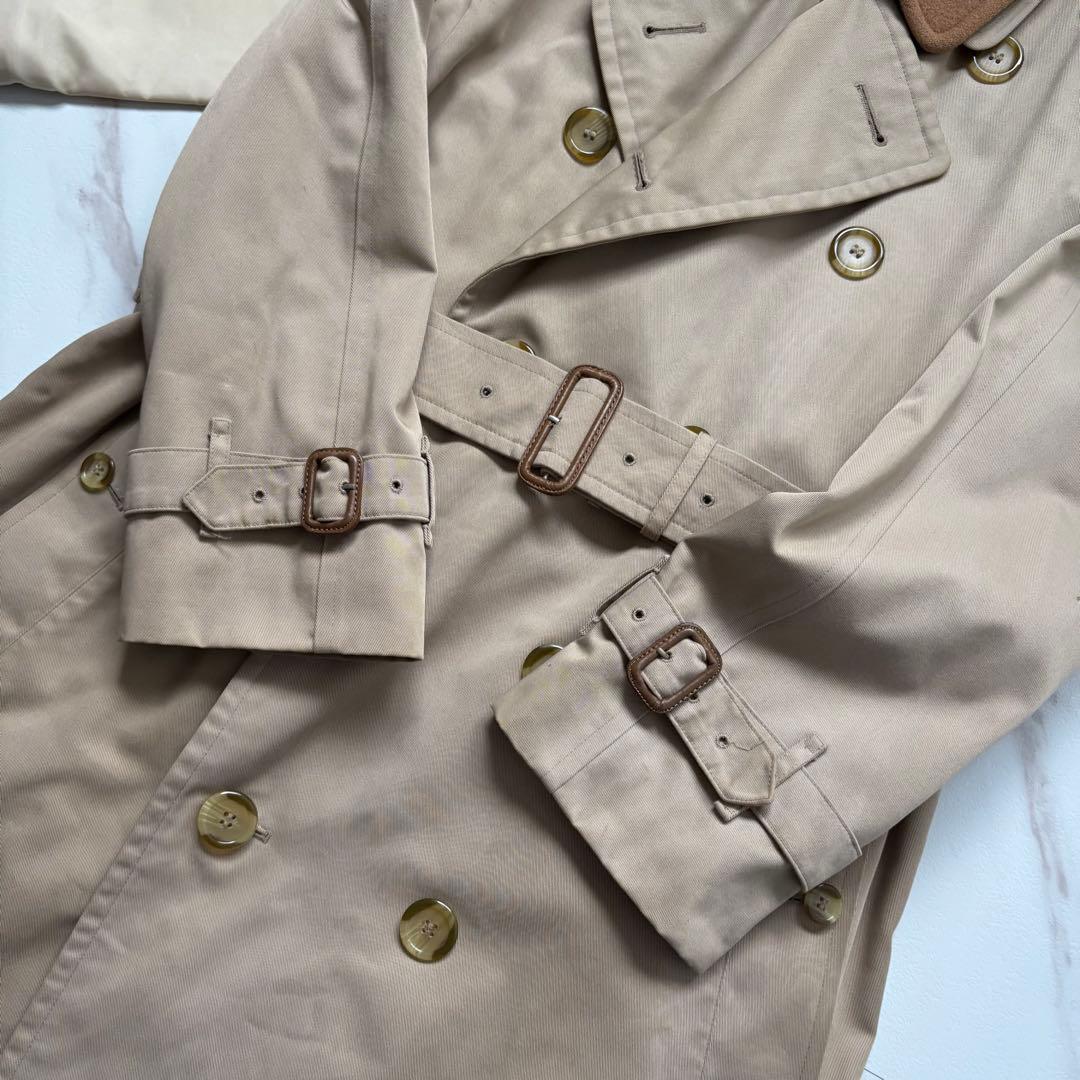 激レア◇バーバリーロンドン ベルト ライナー 襟付き トレンチコート