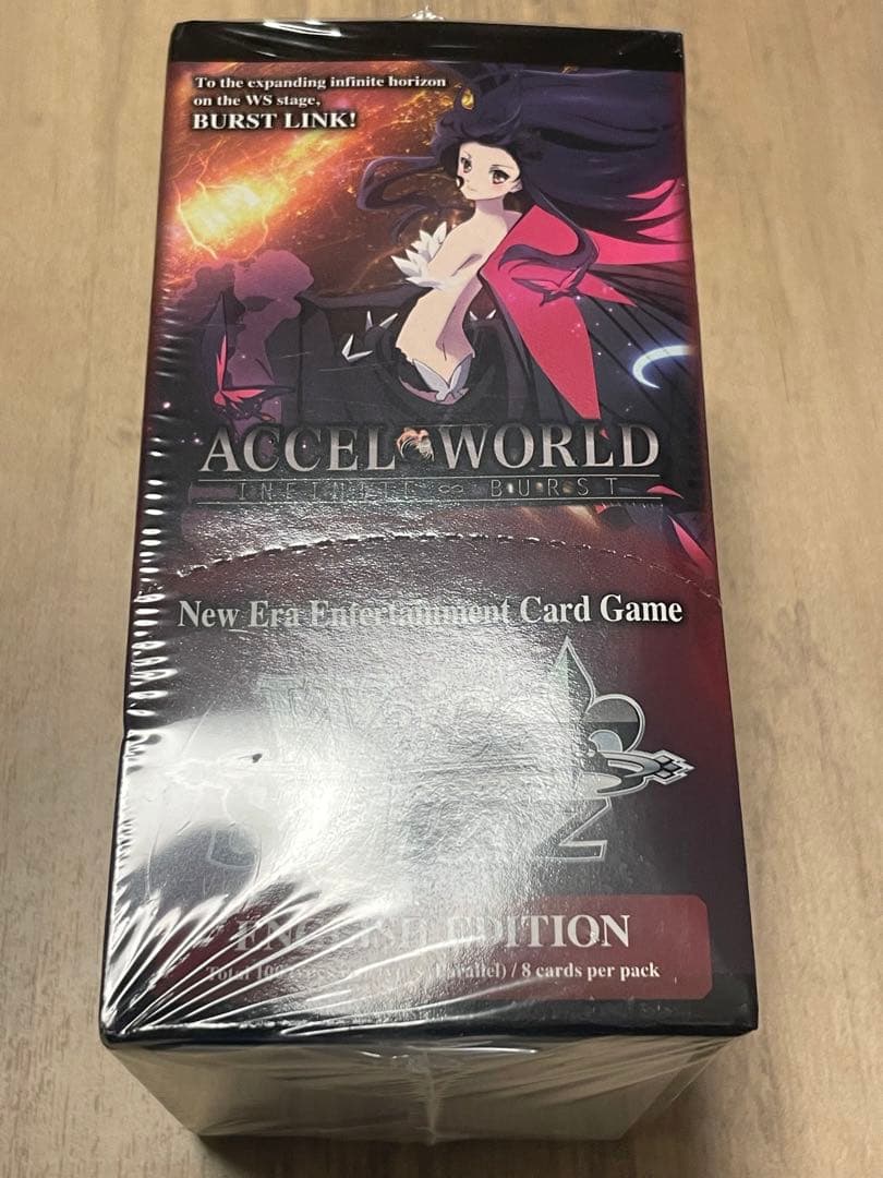ヴァイス WS 英語 ボックス アクセルワード 新品未開封 シュリンク付 ブースターパック アクセル・ワールド -インフィニット・バースト