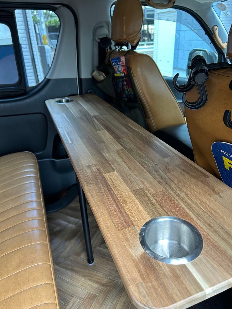 114 ハイエース キャラバン セカンドテーブル DIYセカンドテーブル