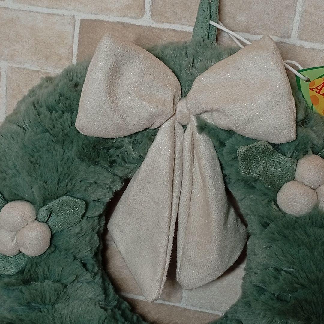  Gold Wreath クリスマスリースインテリア　ぬいぐるみ