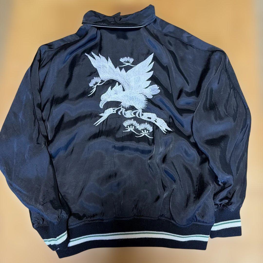 DAIRIKUダイリク スカジャン ホワイト/ブラック リバーシブル 定価約9