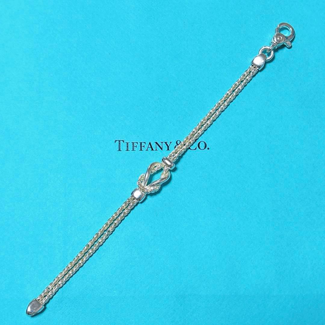 【美品】19.5cm ティファニー ダブルロープ ブレスレット SV925