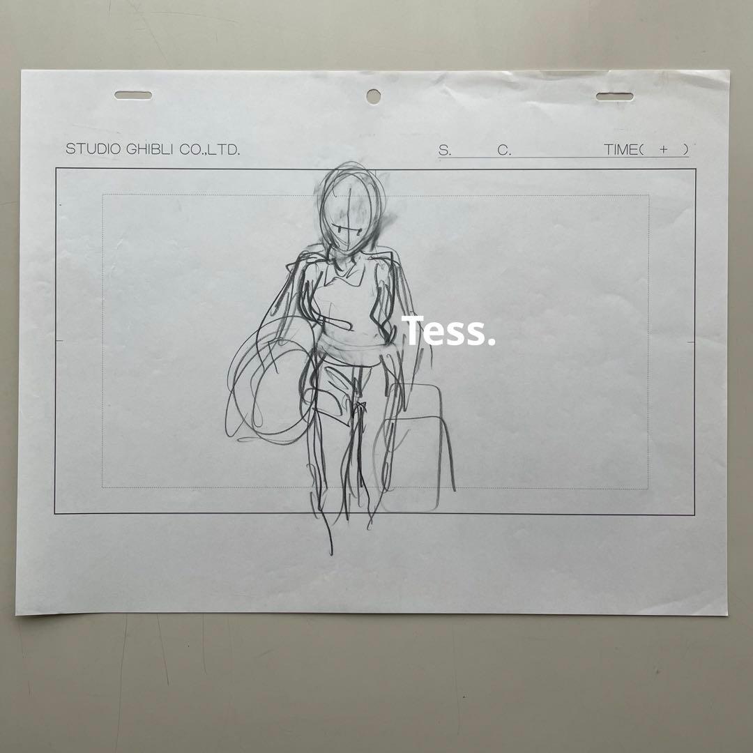 直筆原画】ジブリ/ 耳をすませば ラフ画 Ghibli 宮崎駿 セル画 - メルカリ