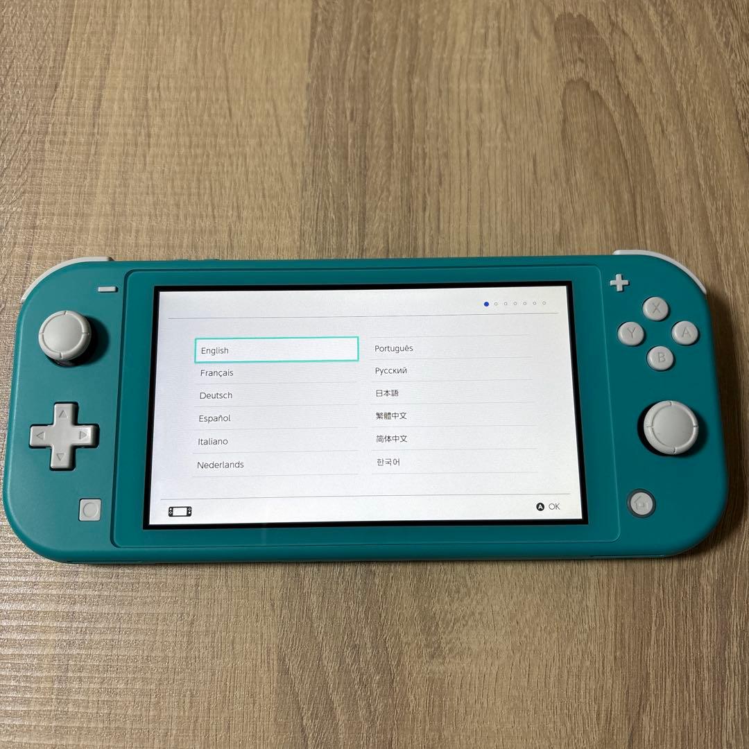 Nintendo Switch Lite ターコイズ　動作確認済 af5a3128d40657d87543739c466856