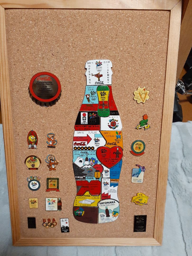 長野オリンピック　ピンバッジ　コカコーラ　フルセット 1998 長野オリンピック ピンバッジ コカコーラデイピン 正規品フル