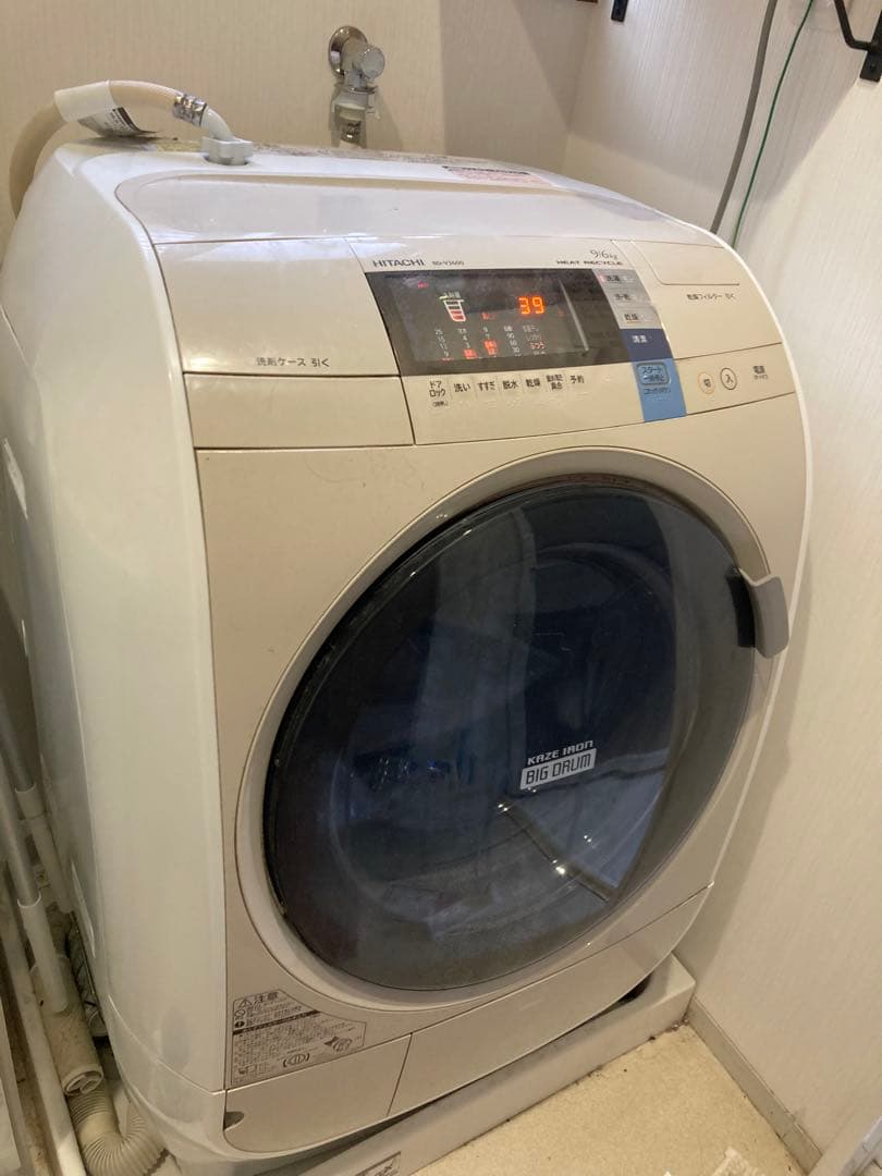 日立 BD-V3600 全自動ドラム式洗濯機 2014年製 - メルカリ