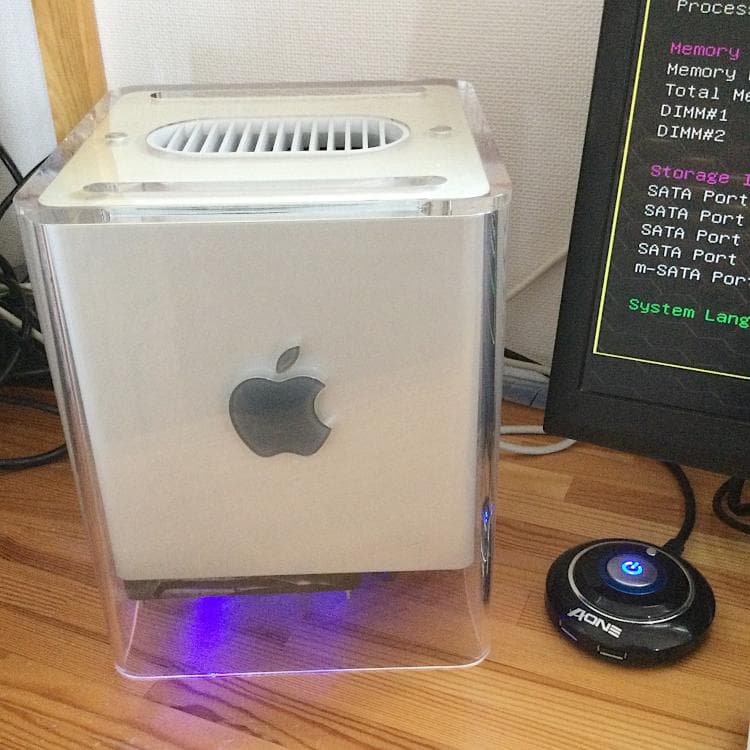 PowerMac G4 Cube 改造 Mac風Windows10 マニアック品 - メルカリ