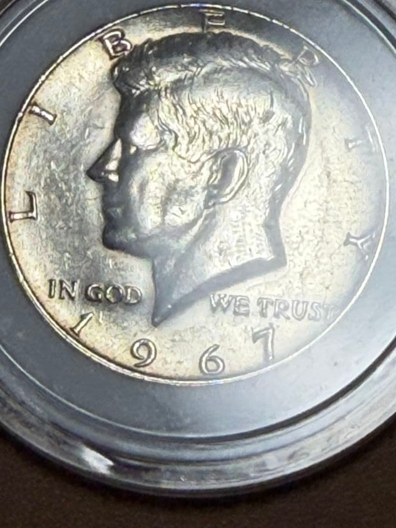 1967年 ケネディ ハーフダラー銀貨 - メルカリ
