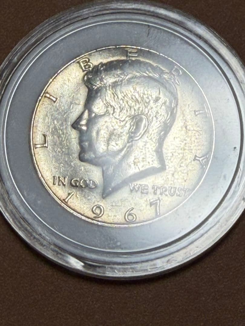 1967年 ケネディ ハーフダラー銀貨 - メルカリ