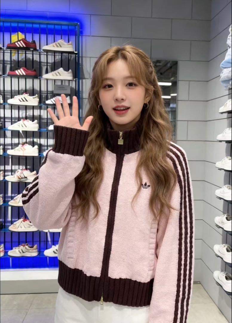 新品XS Adidas W ニット トラックトップ ジャケット KV8867 - メルカリ