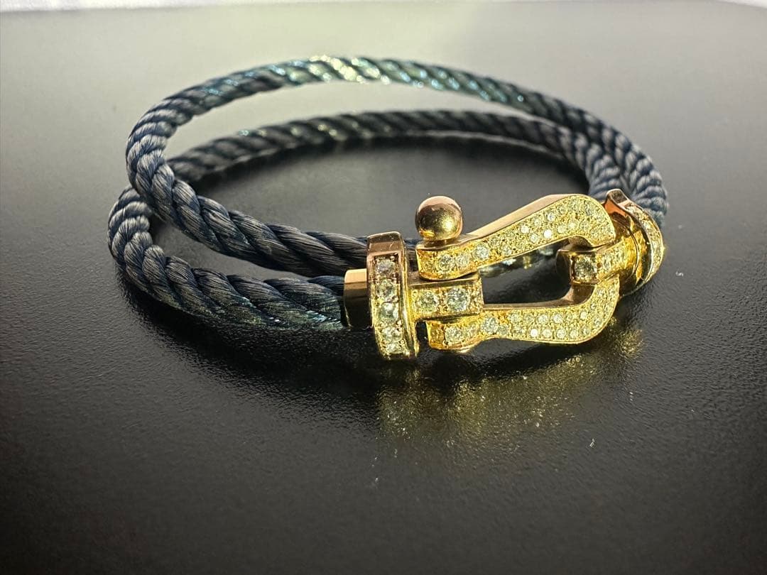 旧型希少 FRED フレッドフォース10 ゴールド ラージサイズLM フルダイヤ