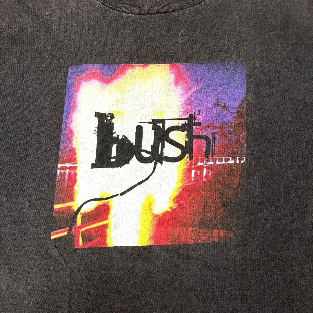 90s BUSH Photo BAND T 黒 TULTEX XL ジャマイカ製