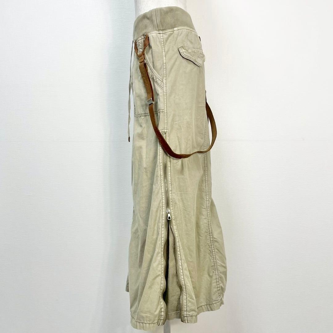 y2k❤️ 00s goa マルチジップ ギミック カーゴ スカート - メルカリ