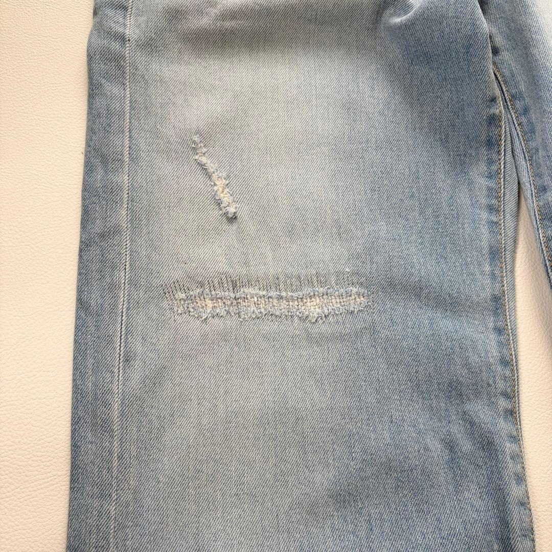 フレームワーク2024 デニムストレートパンツ36ライトブルー レディース