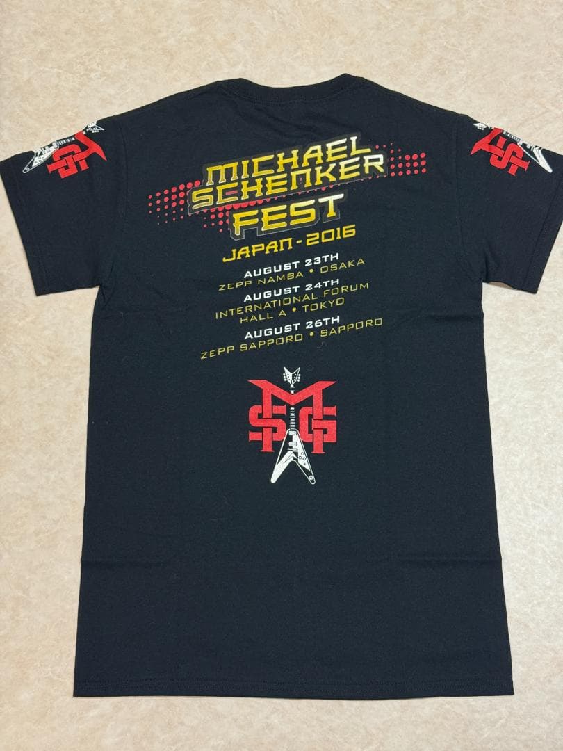 Michael Schenker Fest サイン入りTシャツ S※注意点あり