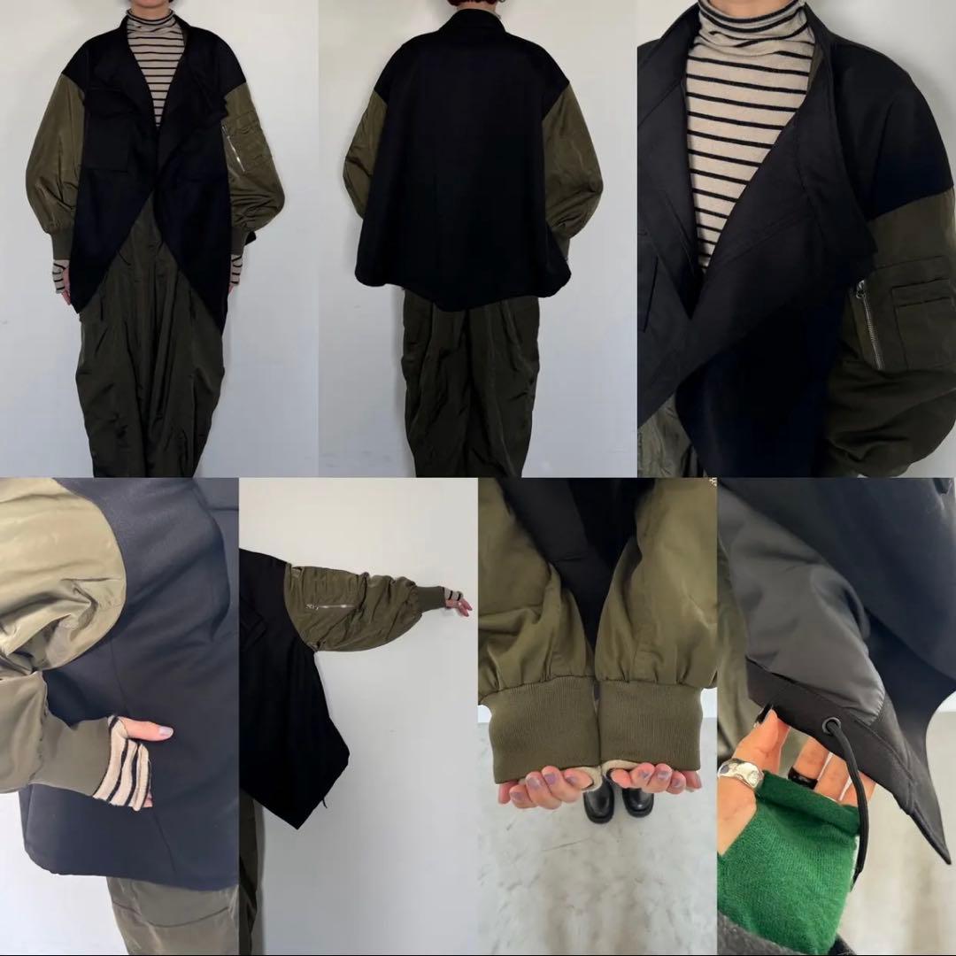 美品 docking military JK/blackkhaki CFT. - ジャケット・アウター安価