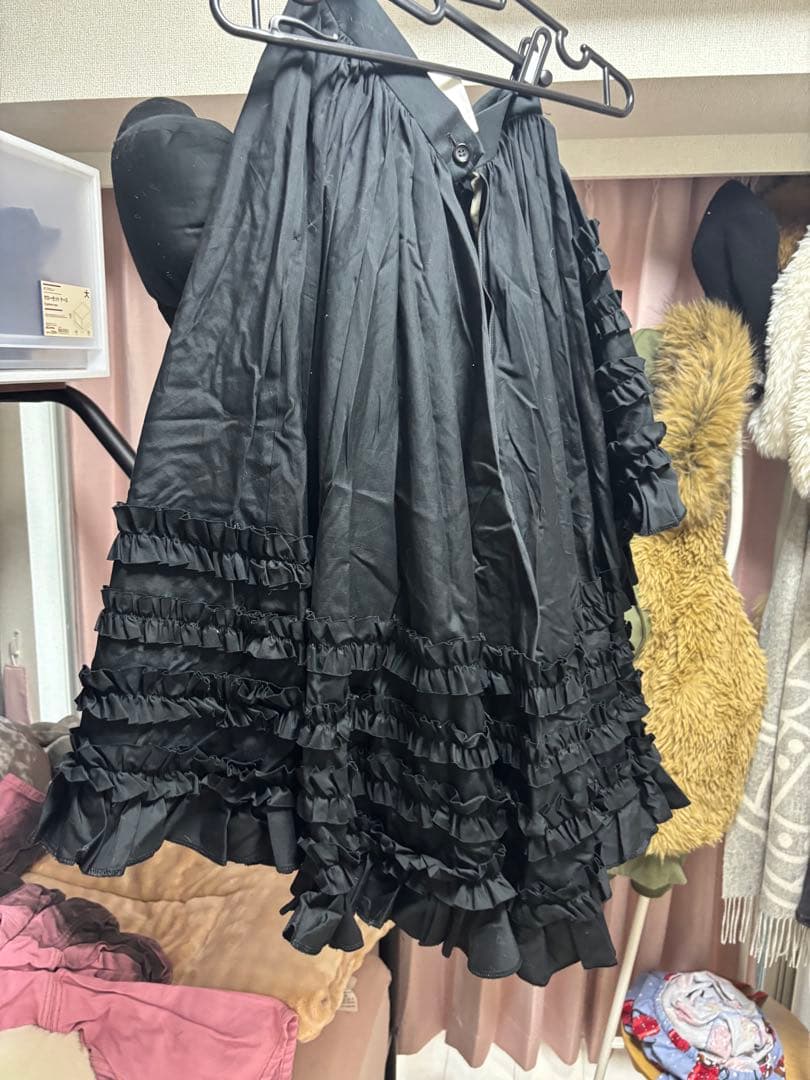 cdg girl 21ss コムデギャルソンガール くま ベア スカート フリル