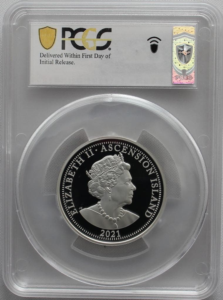 2021年アセンション島 ダイアナ妃生誕60周年2oz 銀貨 PCGS PR70 - メルカリ