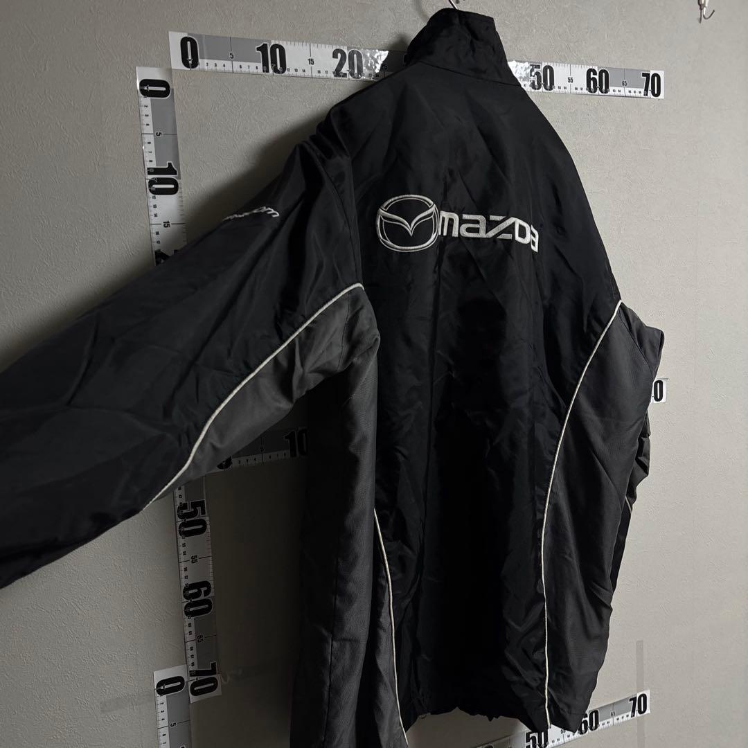 美品MAZDA マツダ コートブルゾン スタッフジャンパー 黒 LL