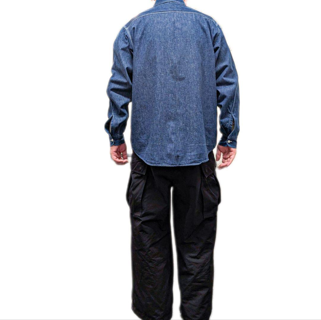 旧タグ SUGAR CANE シャンブレー デニムシャツ - メルカリ
