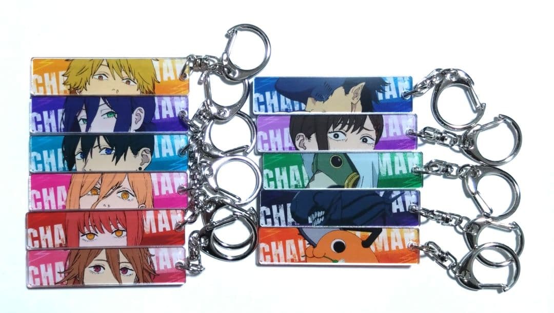 チェンソーマン　目ヂカラアクリルキーホルダー　11種類まとめ売り マリモクラフト チェンソーマン トレーディング目ヂカラアクリル