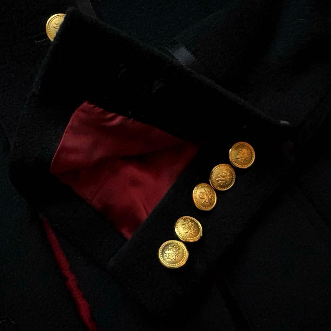 ☆アンゴラ混☆ REATS TAILOR ZAZOUS ナポレオンジャケット 黒 ☆ご