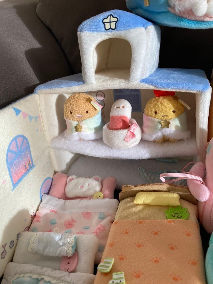 すみっこぐらし 手のりぬいぐるみ、ドールハウス まとめ売り