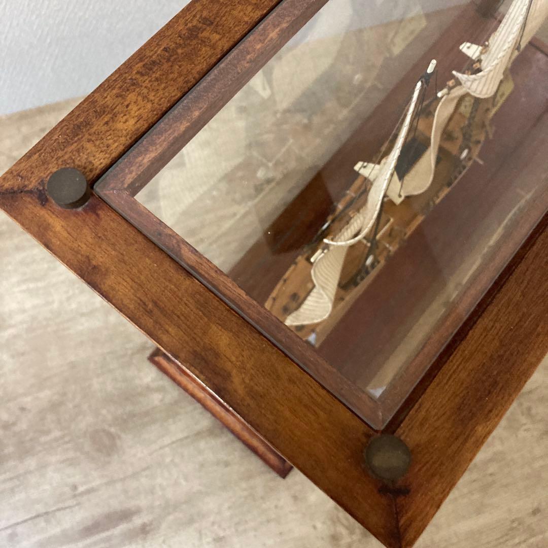 大型　木製船模型　ゴレタ・ドス・パロス　精密　模型　ビンテージ