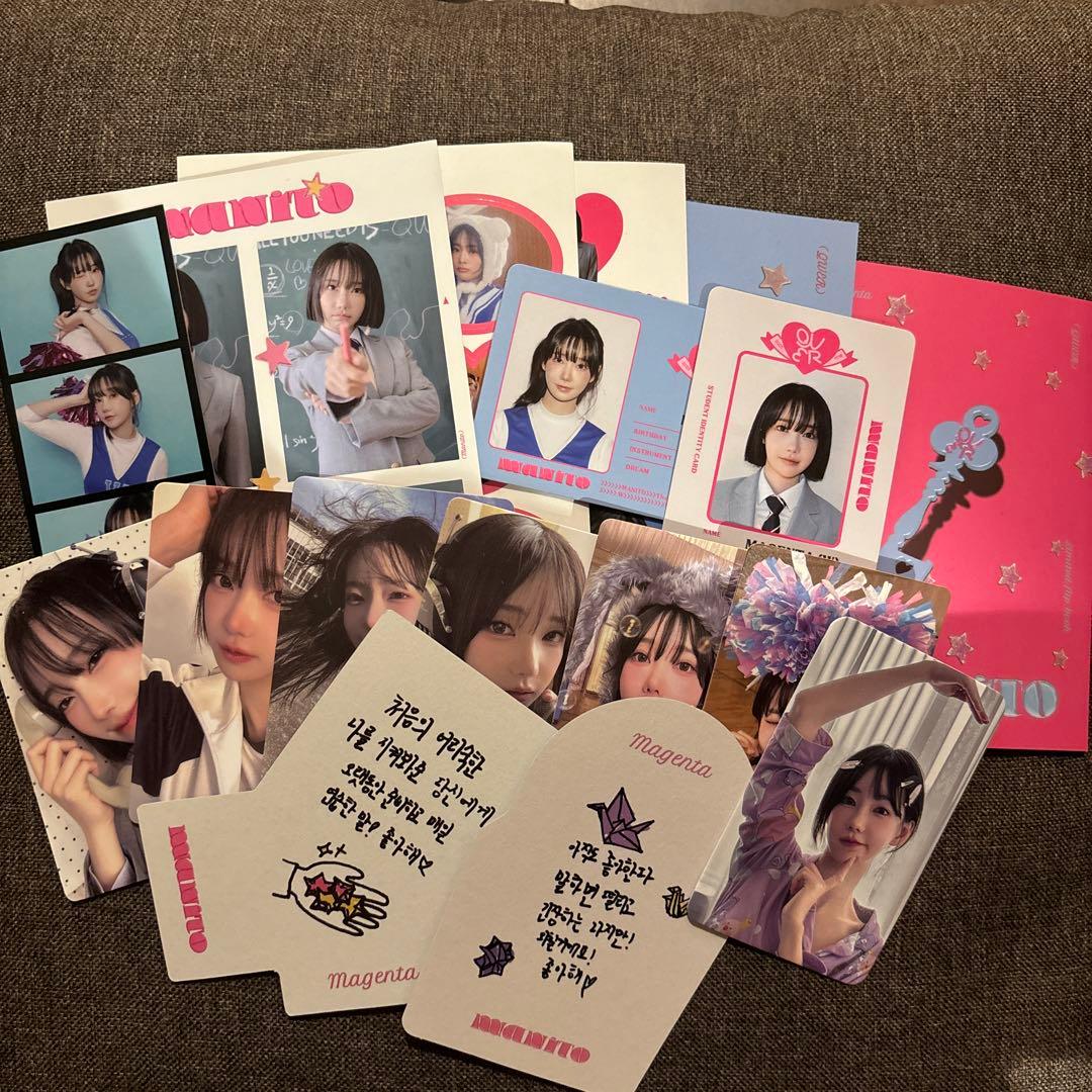 QWER MANITO マゼンタ トレカ - メルカリ