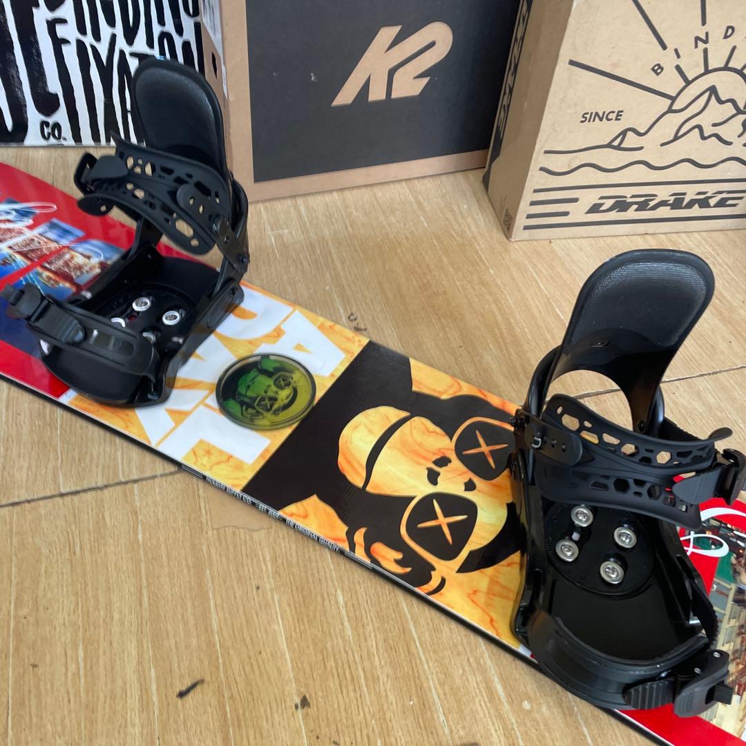 HOLIDAY×ZUMA スノーボードセット 未使用バインディング付 ホリデー