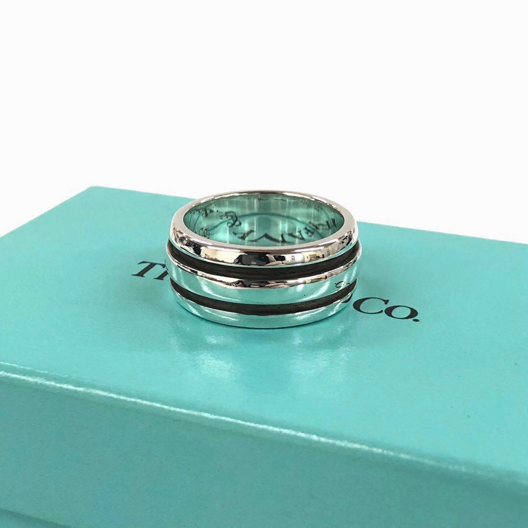 美品 Tiffany&Co. SV925 アトラス グルーブ リング 9.8g
