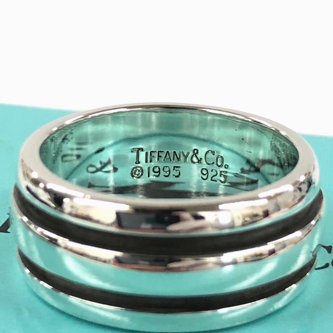美品 Tiffany&Co. SV925 アトラス グルーブ リング 9.8g