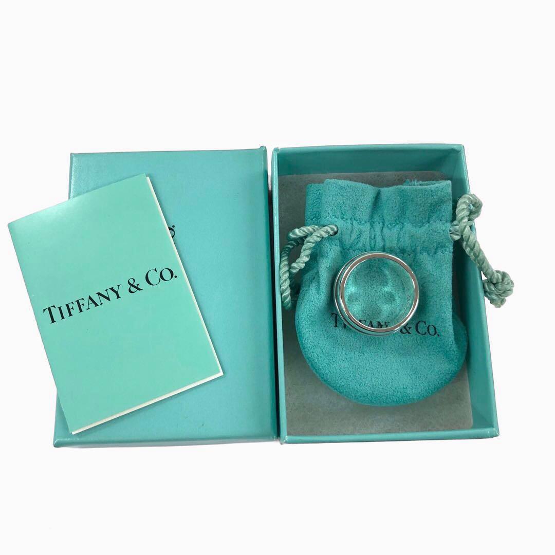美品 Tiffany&Co. SV925 アトラス グルーブ リング 9.8g