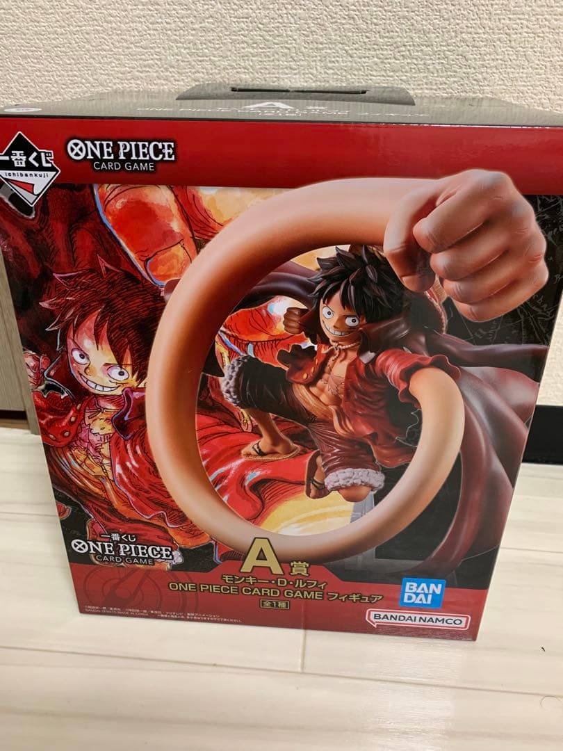 ワンピース　一番くじ　ルフィ　A賞フィギュア　特典プロモカード　E賞カードケース