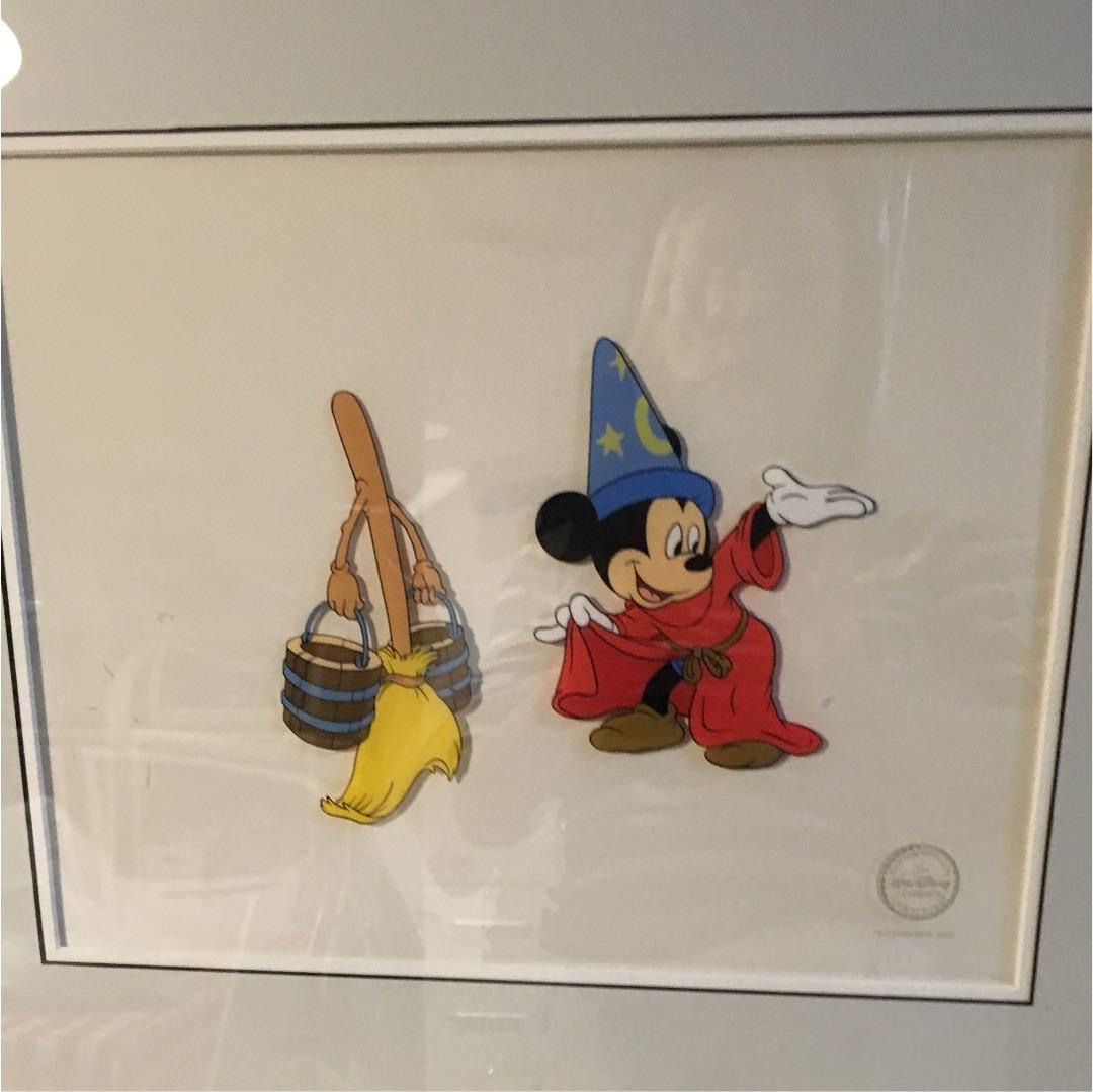 ウォルトディズニー社のセル画 真作】◇ウォルト・ディズニー セル画 ミッキーマウス ミニーマウス