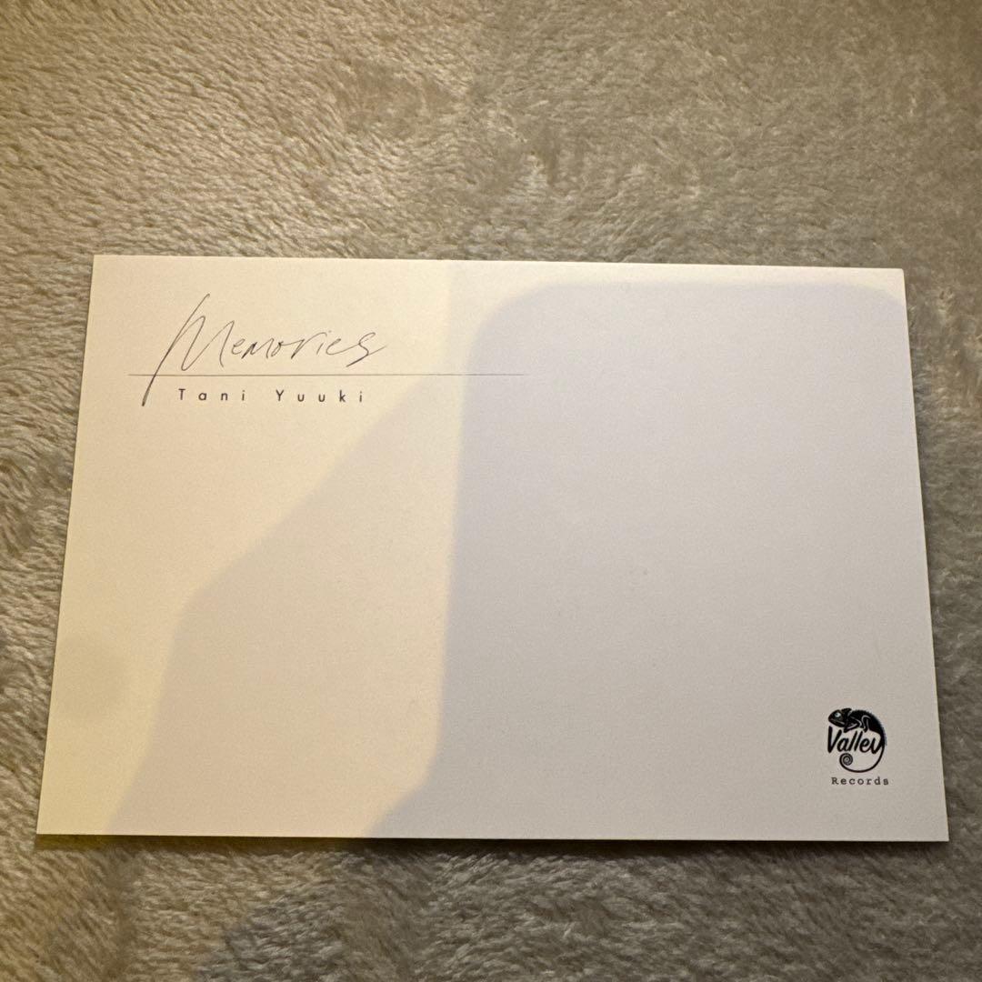 Tani Yuuki サイン入り Memories ポストカード