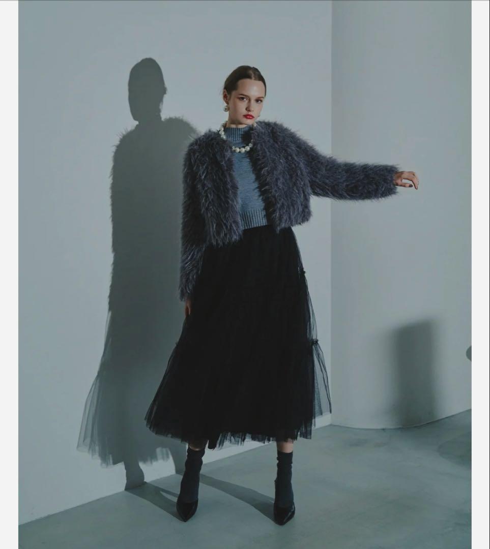 sheller three tier tulle skirt シェリエ スカート LONG SKIRT – shéller / シェリエ