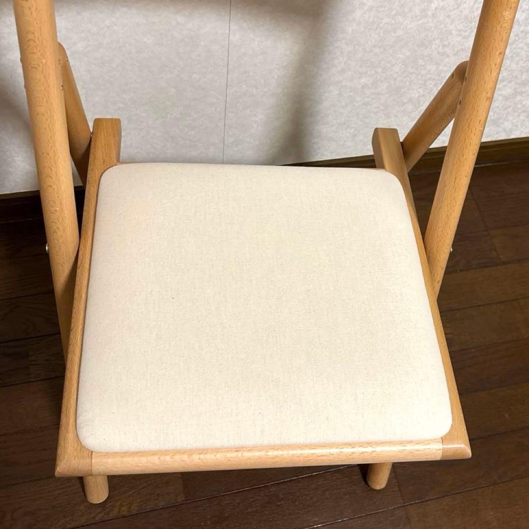 美品】無印良品 折りたたみ椅子 チェア ナチュラル 廃盤 - メルカリ