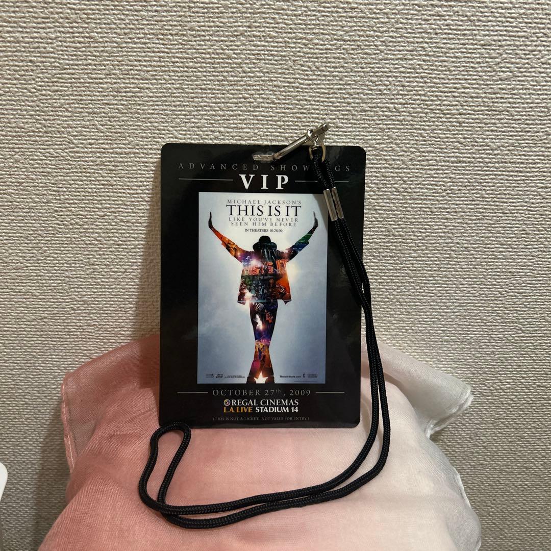 マイケル・ジャクソン THIS IS IT VIPパス　セット先行プレミア上映