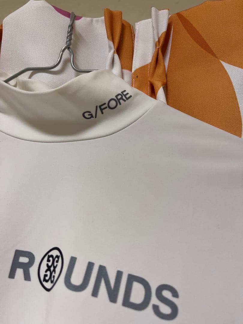 ジーフォア G/FOREゴルフウェアレディース トップスVネック長袖シャツ