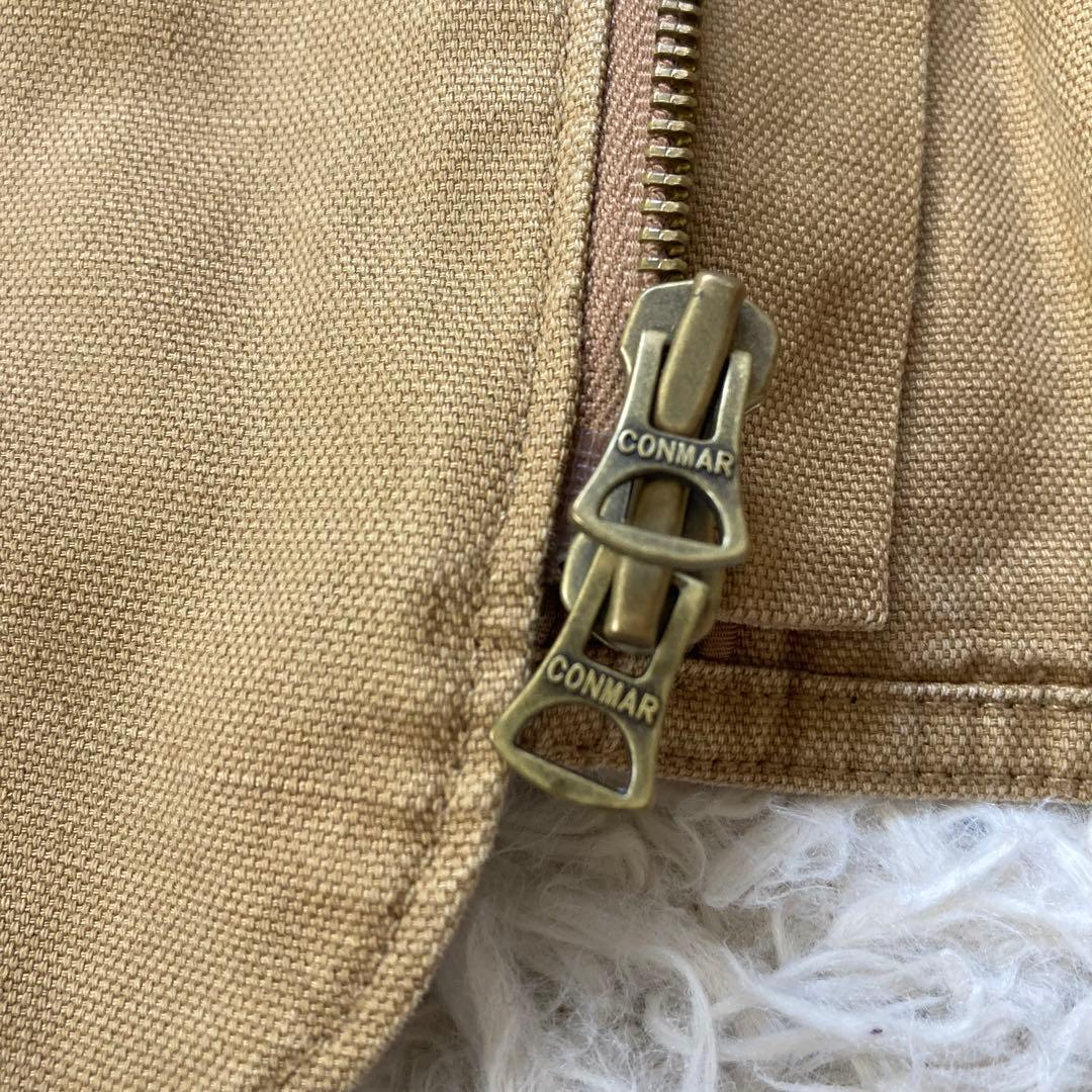 ラルフローレン コットン レザー切替 ジャケット サファリジャケット