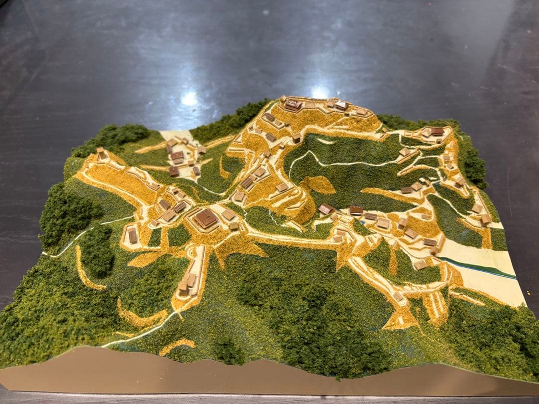 【週末まで22,000円‼️】城ラマ　高天神城　ジオラマ模型