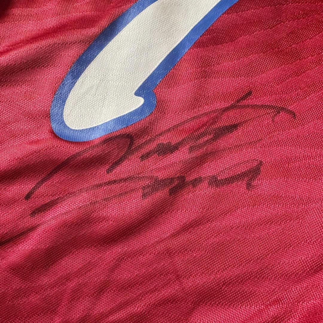 直筆サイン入り】相馬直樹 ＃7 鹿島アントラーズ 98／99（H