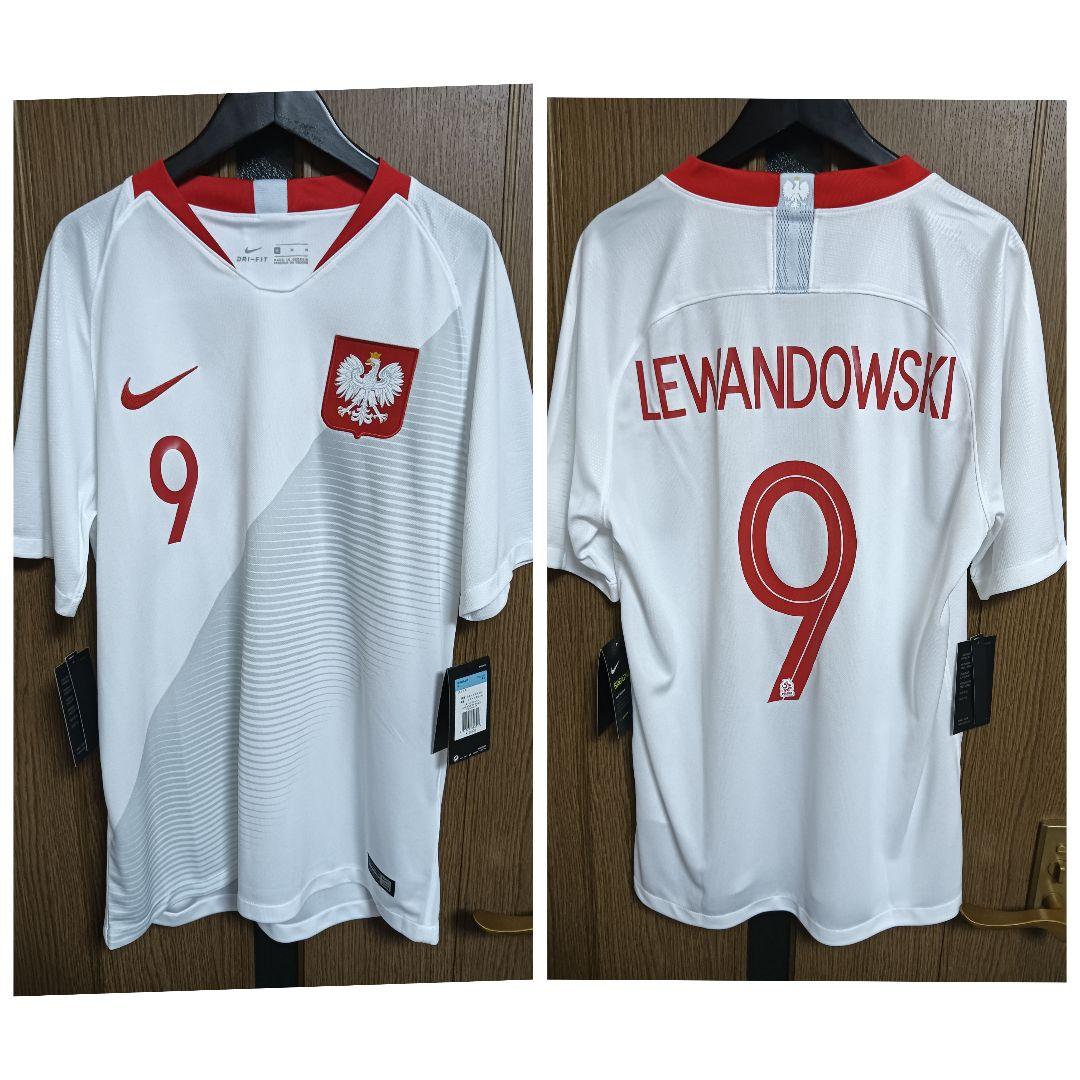ナイキ ポーランド代表 レヴァンドフスキ ユニフォーム 18/19M 紙タグ