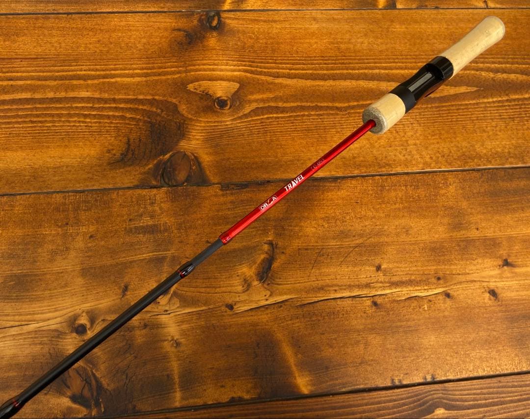 トラウトロッド ウッド調 485UL 424UL ベイトロッド パックロッド