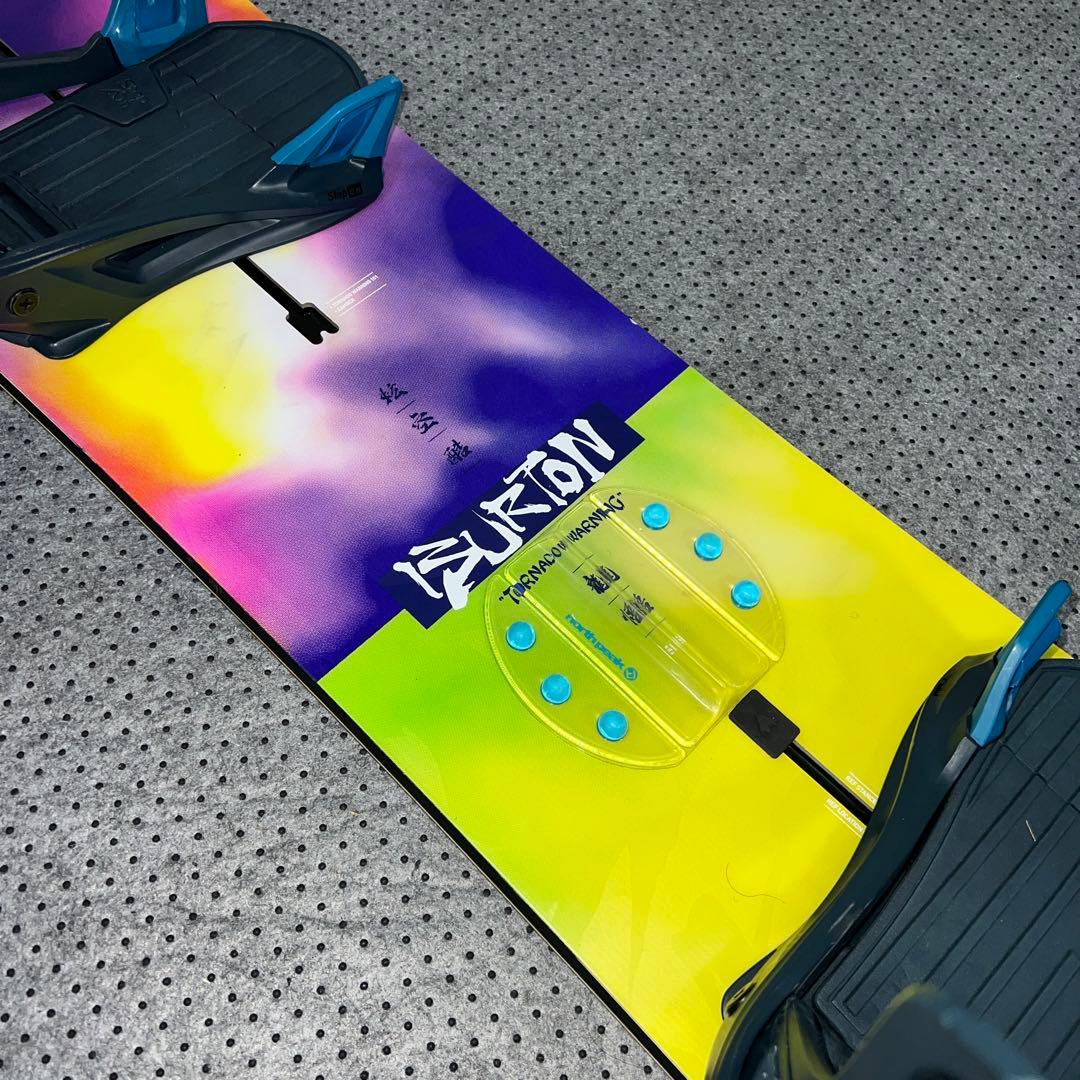 数回使用 151cm BURTON TORNADO×STEP ON Mサイズ - メルカリ