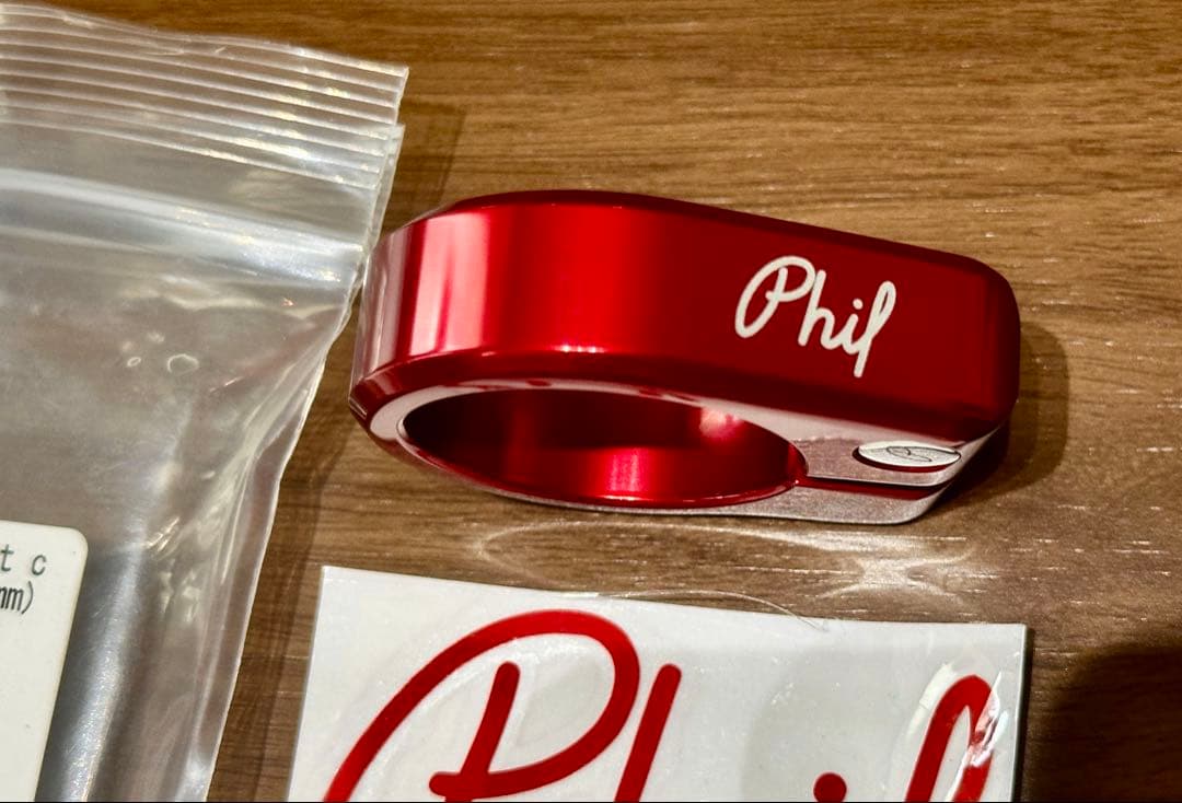 Phil Wood フィルウッド シートポストクランプ 31.8mm レッド