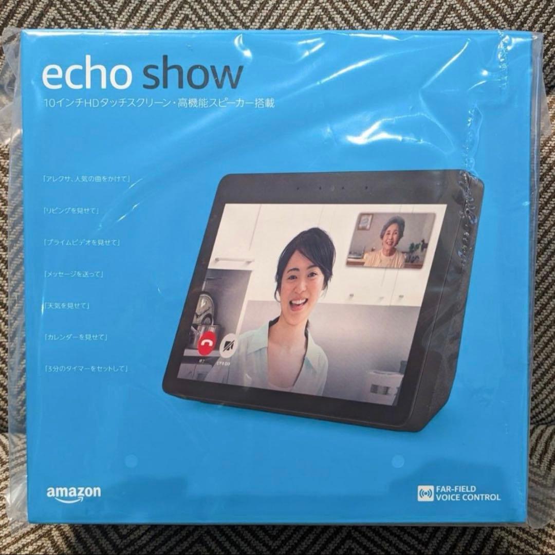 1105 DS-2新品未開封 Amazon Echo Show 10 第2世代 NEW Amazon Echo Show 10 Display Motion Alexa Smart Speaker Black