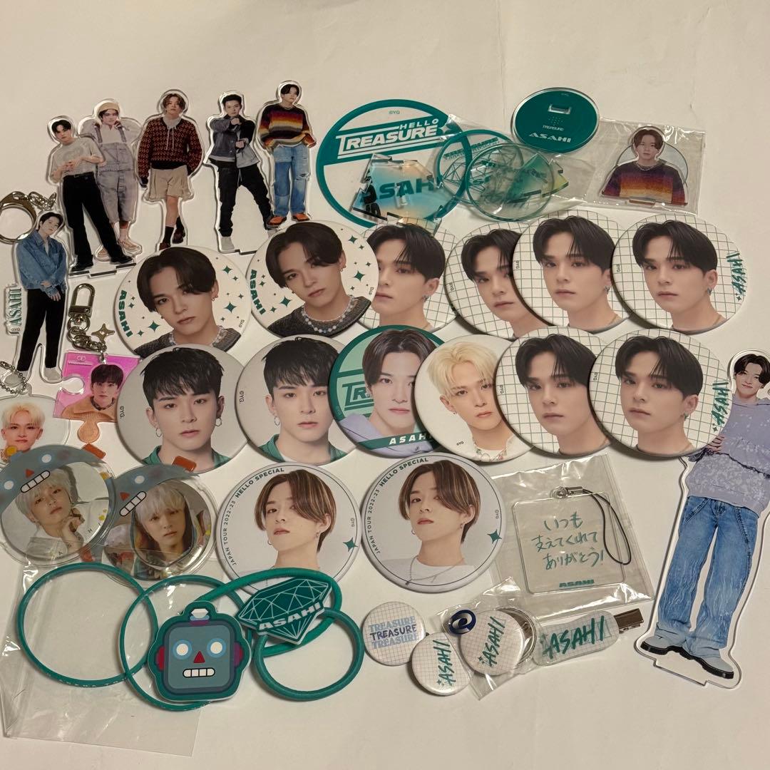 【TREASURE】アサヒ 缶バッジ アクスタ セット TREASURE アサヒ トレカ 特典 アクスタ 缶バッジ WONDERLAND - メルカリ